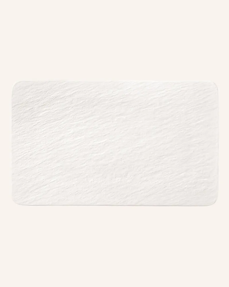 Villeroy & Boch Multifunktionsteller rechteckig MANUFACTURE ROCK Weiss