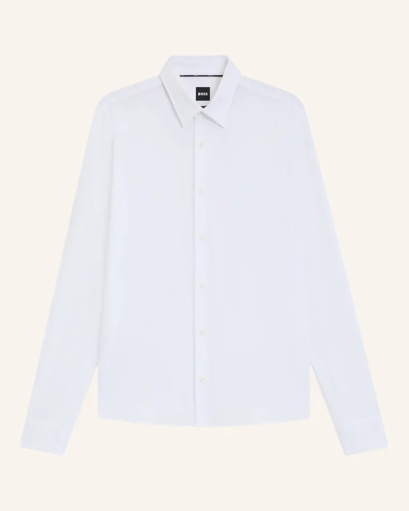 HUGO BOSS Casual Hemd P-ROAN-KENT-C1-233 Slim Fit Weiss