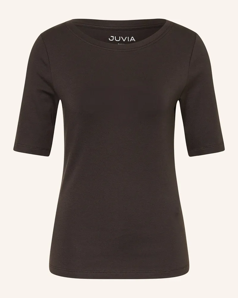 Juvia T-Shirt JETTE Dunkelbraun