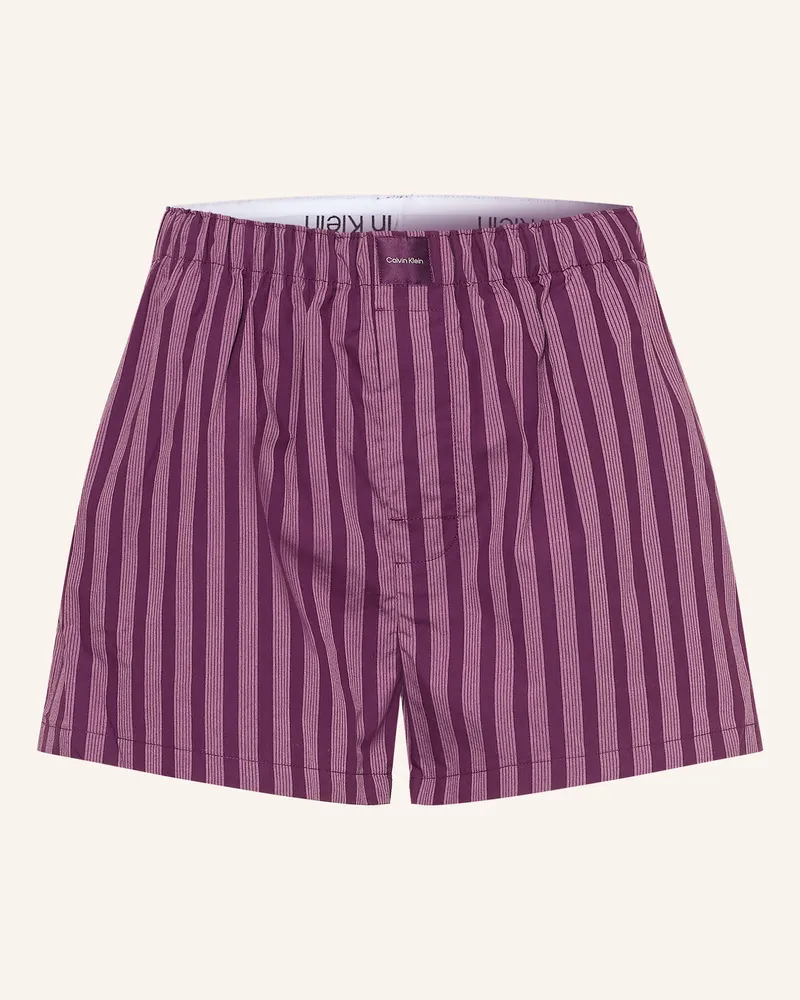 Calvin Klein Schlafshorts rosa Lila