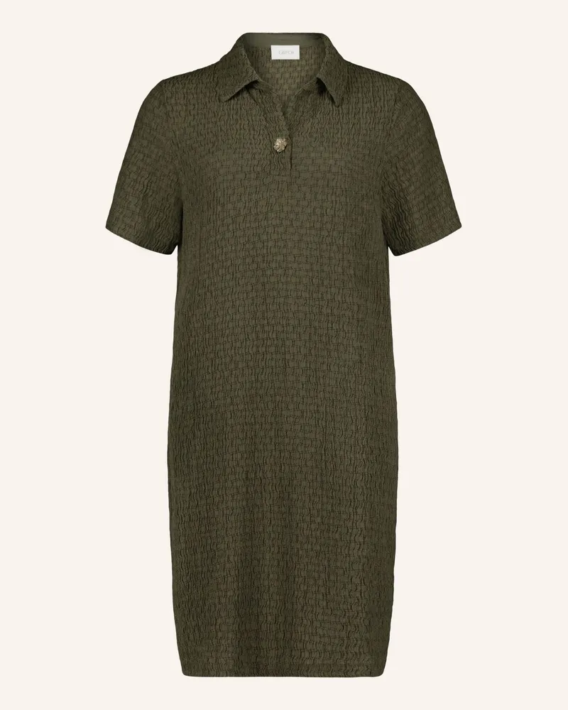Cartoon Kleid gruen Oliv