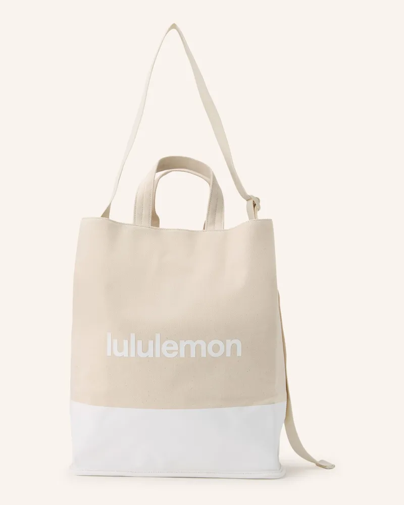 LULULEMON Shopper beige Creme