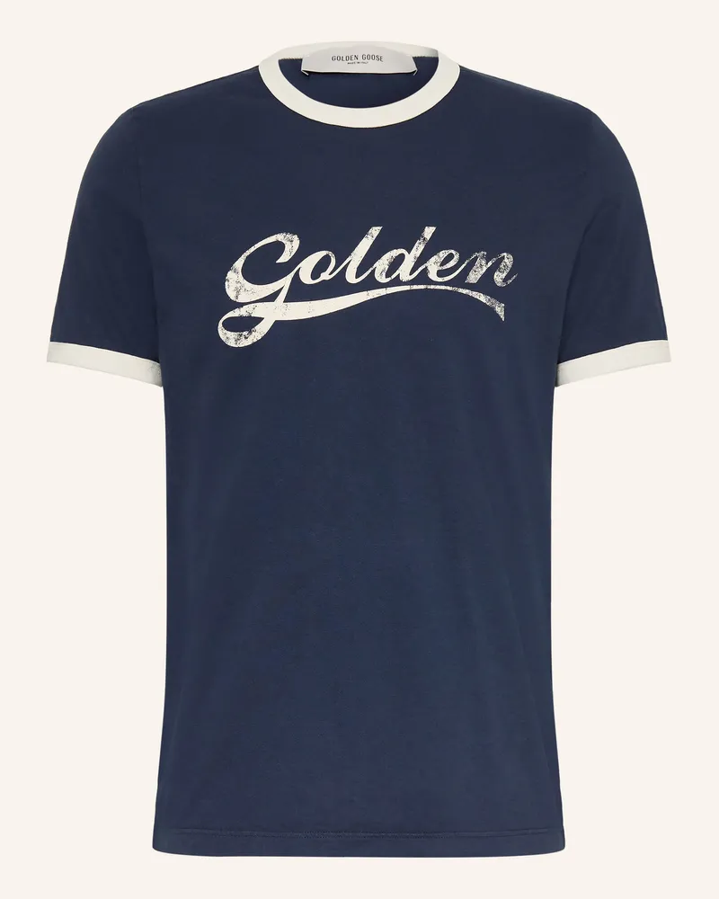 Golden Goose T-Shirt blau Dunkelblau