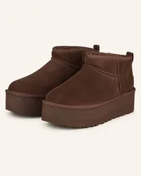 UGG Plateau-Boots CLASSIC ULTRA MINI PLATFORM Braun