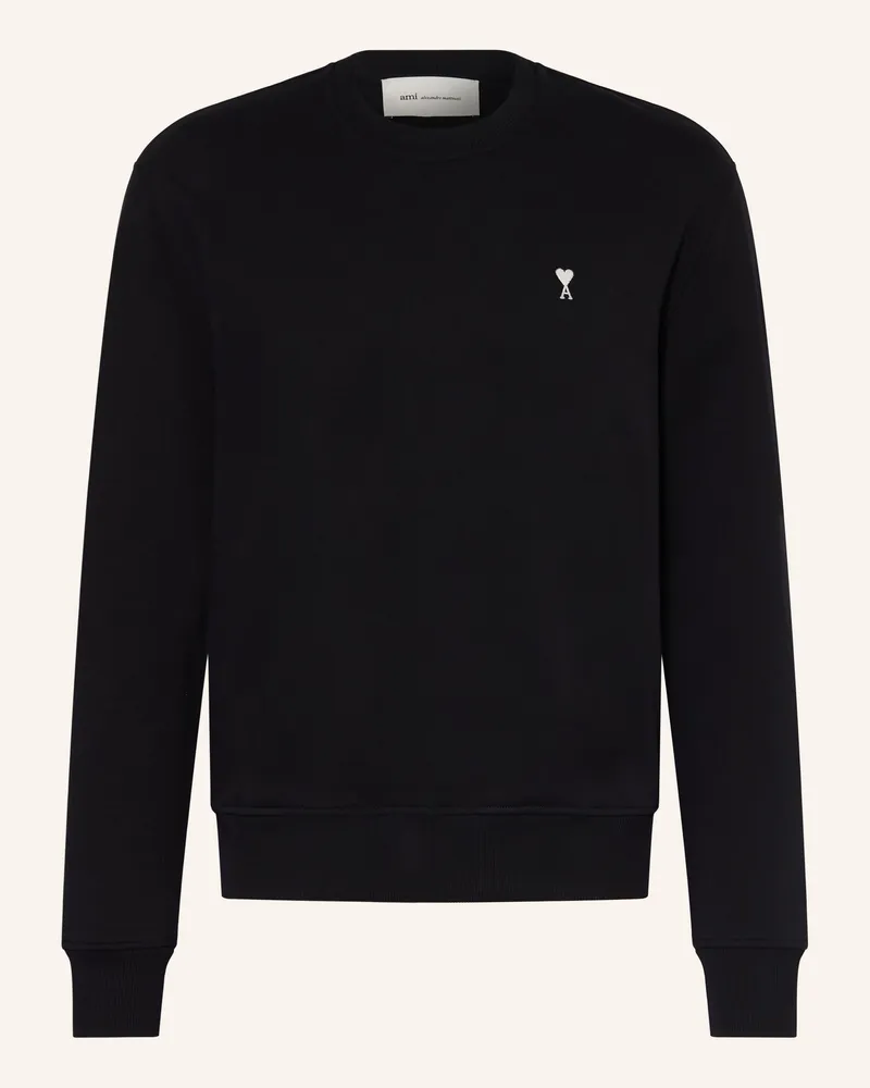 AMI Paris Sweatshirt Molleton schwarz Schwarz