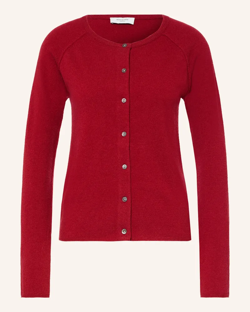 Rosemunde Strickjacke Laica Mit Cashmere rot Rot
