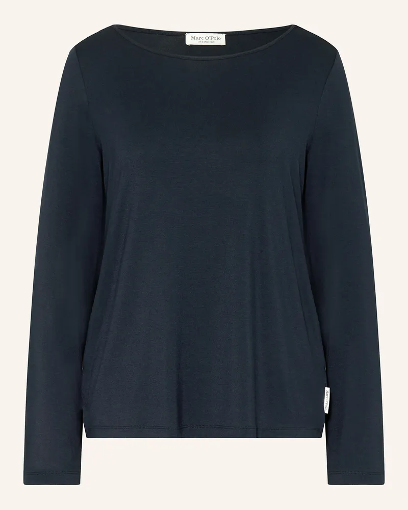 Marc O'Polo Schlafshirt Dunkelblau