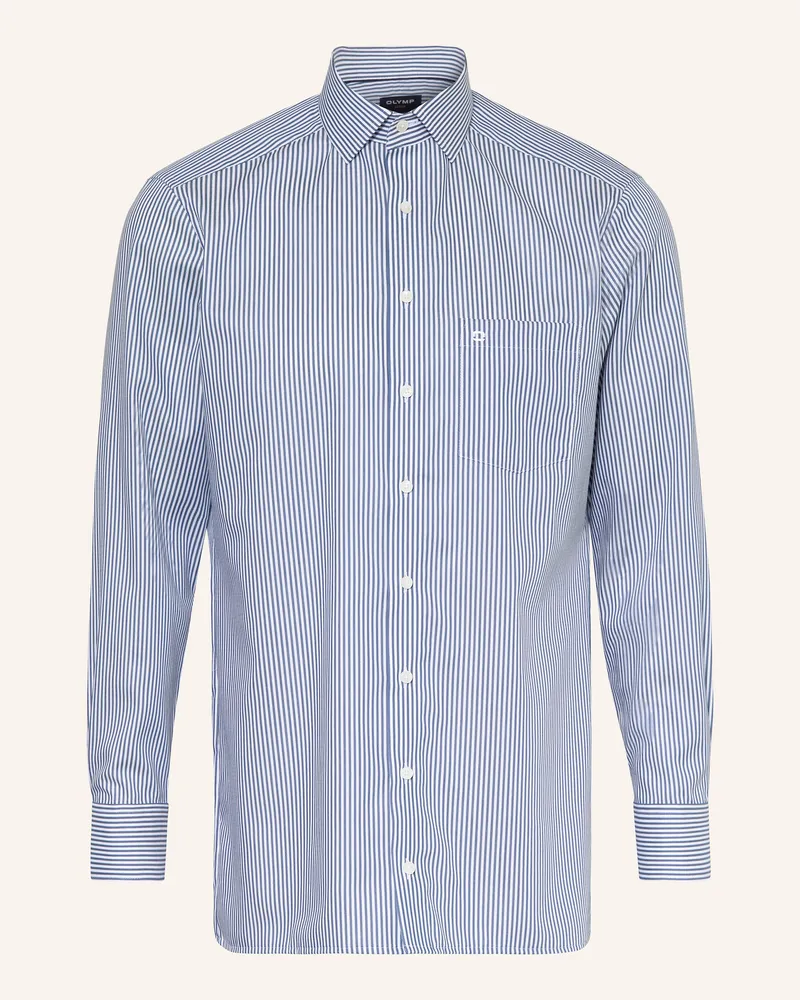 Olymp Hemd Luxor Modern Fit blau Weiss
