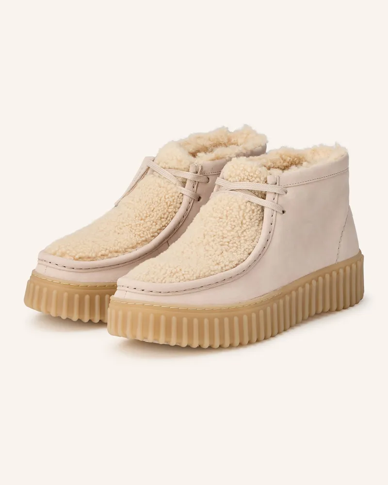 Clarks Desert-Boots TORHILL MOSS Creme