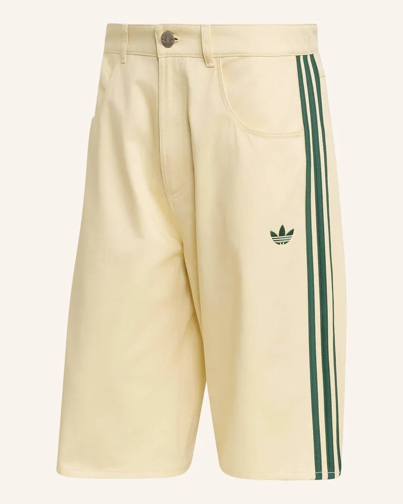 adidas Firebird Jorts, Twill gelb Creme