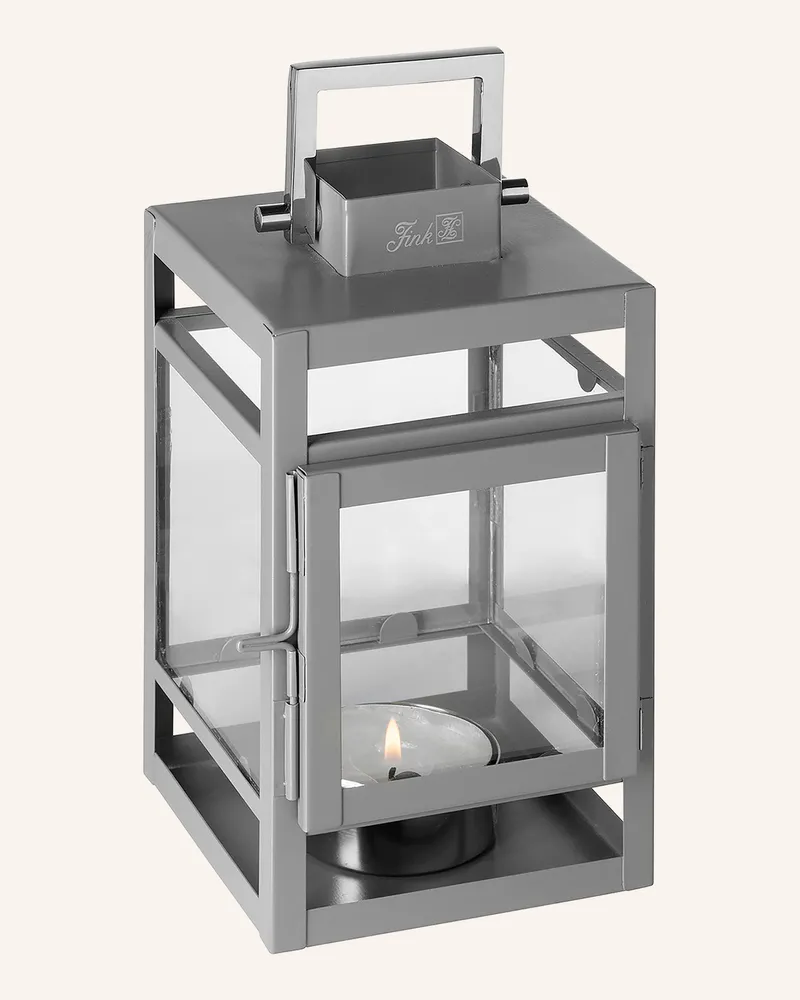 Fink Laterne Kenia grau Grau