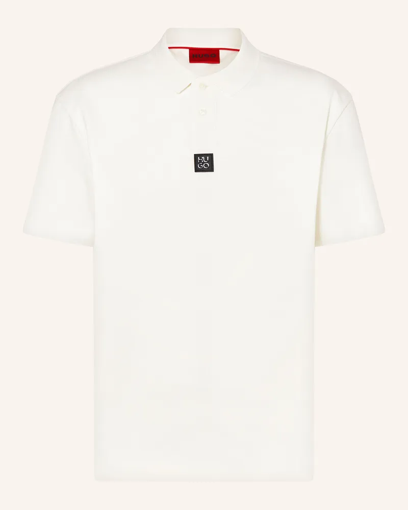 HUGO BOSS Jersey-Poloshirt DEABONO Ecru