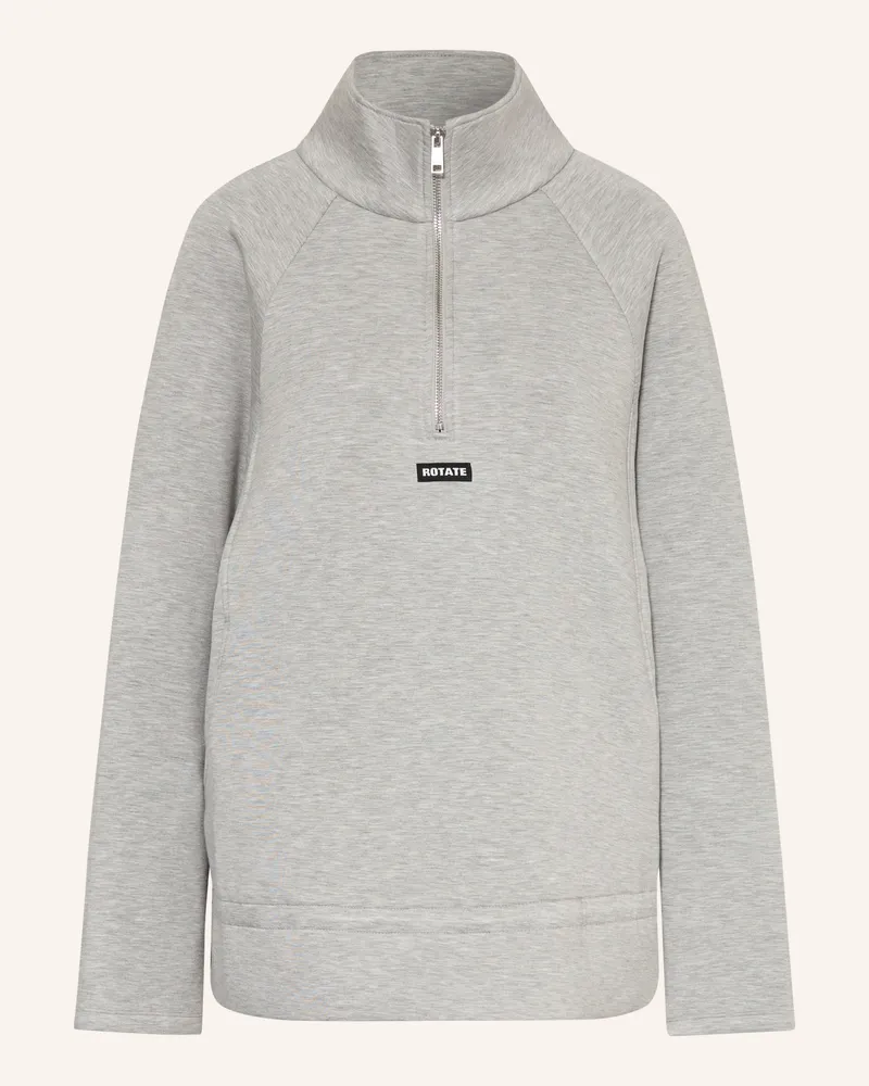 ROTATE Birger Christensen Sweat-Troyer grau Hellgrau