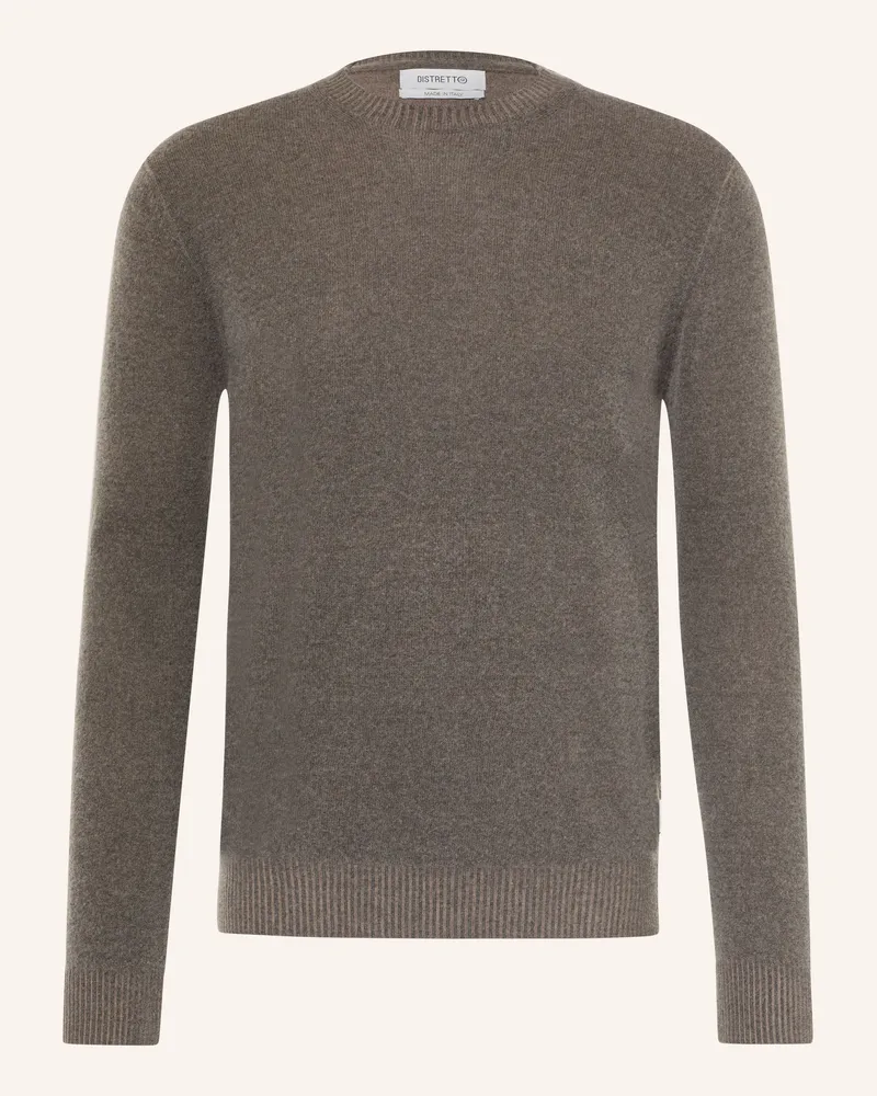 DISTRETTO12 Pullover braun Taupe