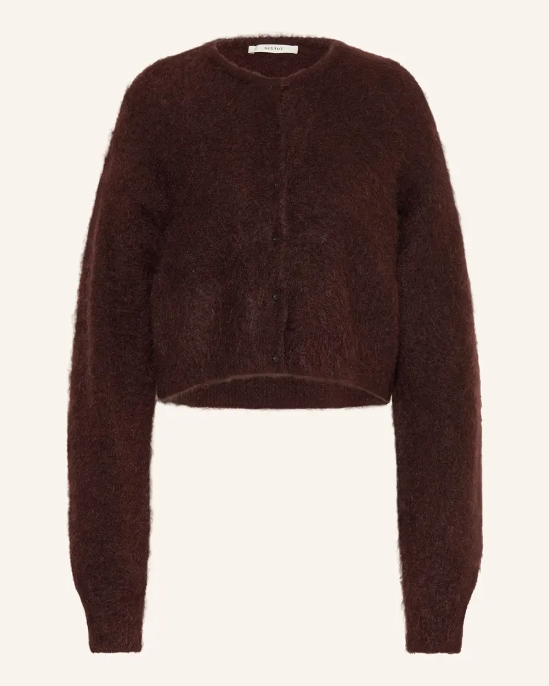 Gestuz Strickjacke Gzdebbie Mit Mohair lila Dunkelrot