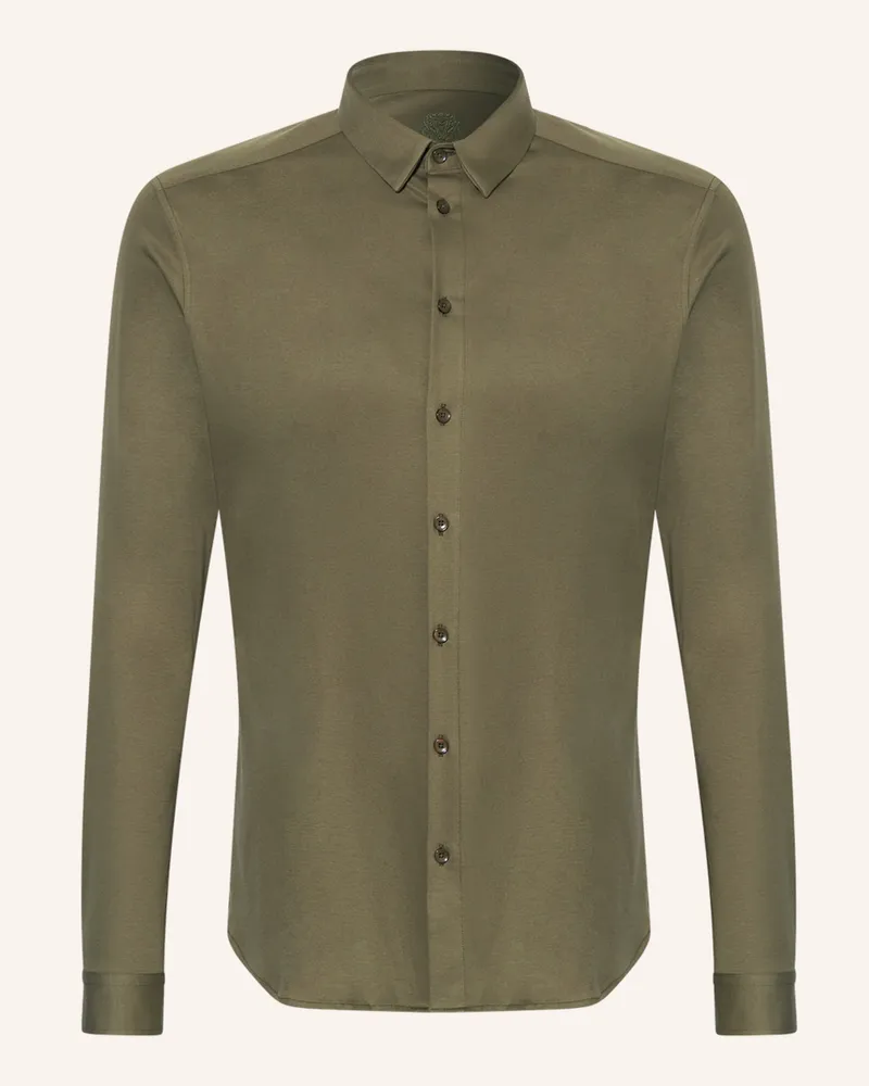 Mos Mosh Jerseyhemd MARCO Extra Slim Fit Khaki