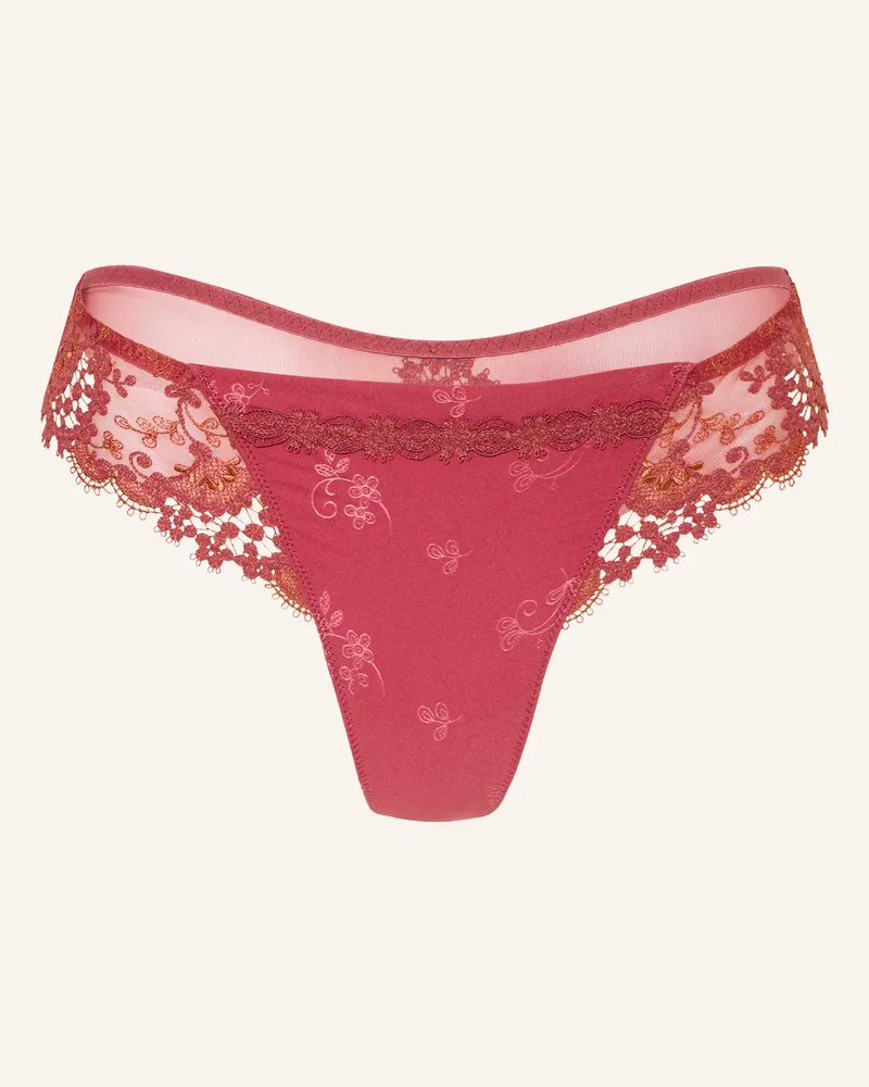 Simone Pérèle String Wish pink Dunkelrot