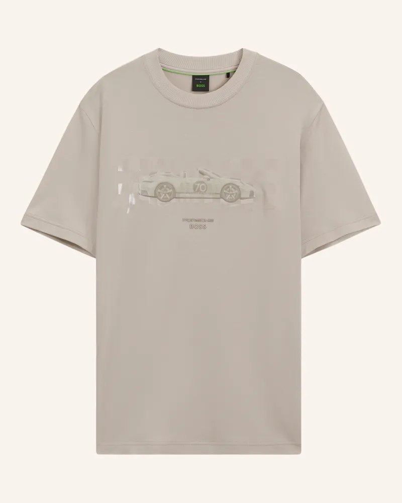 HUGO BOSS T-Shirt Ts_Ps icons70 Car Regular Fit beige Beige