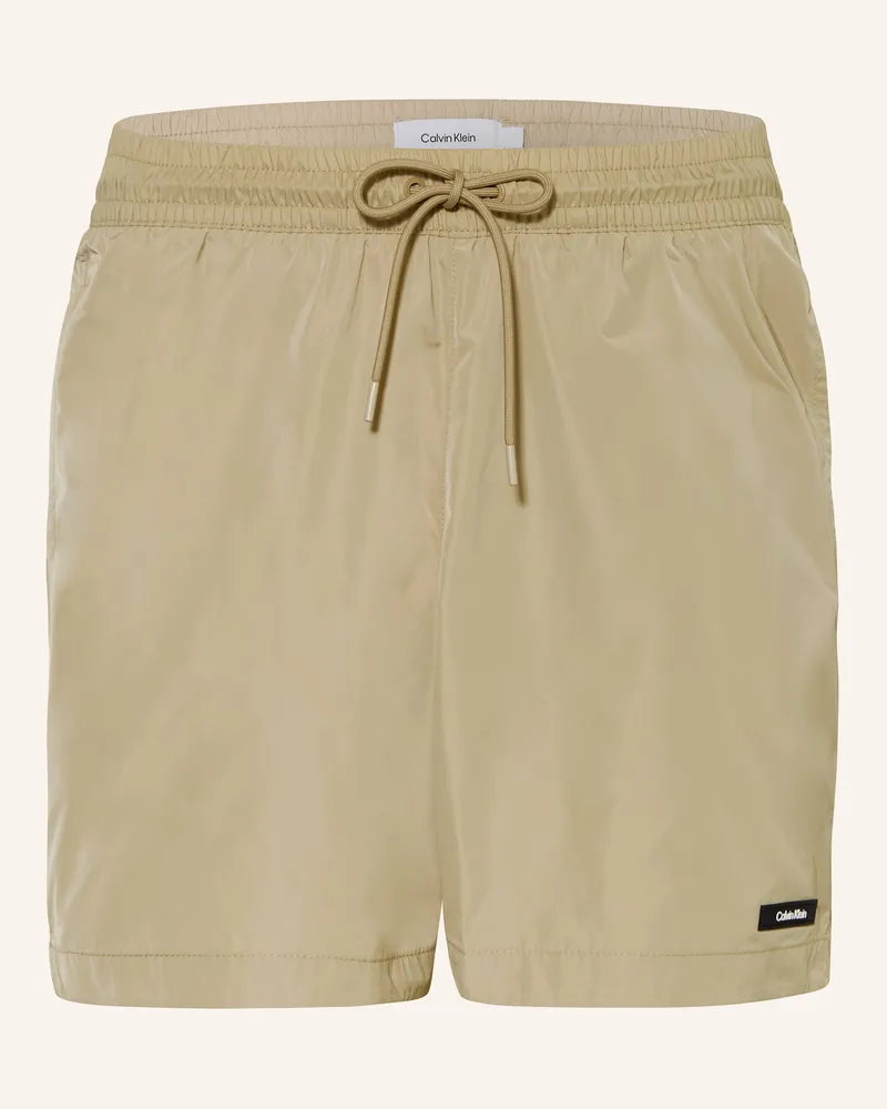 Calvin Klein Badeshorts Ck Essentials beige Hellbraun