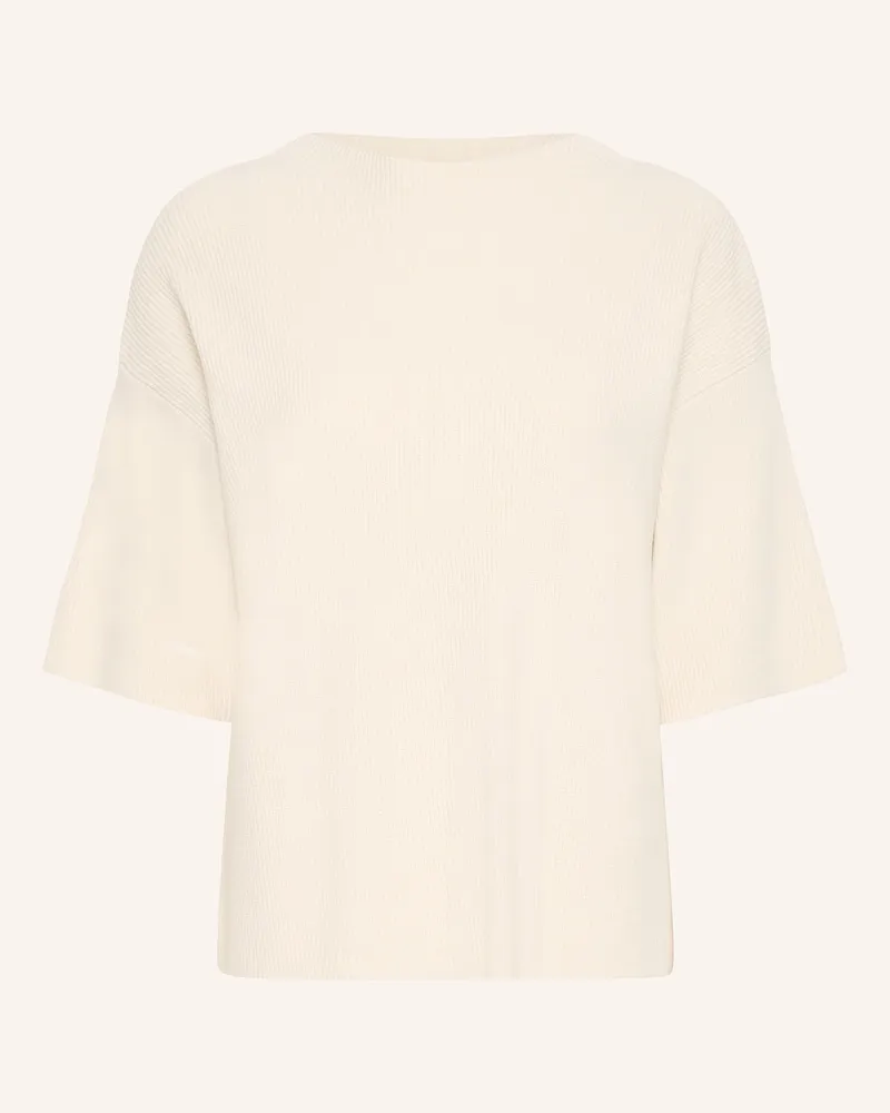 ICHI Pullover IHBOSTON mit 3/4-Arm Ecru