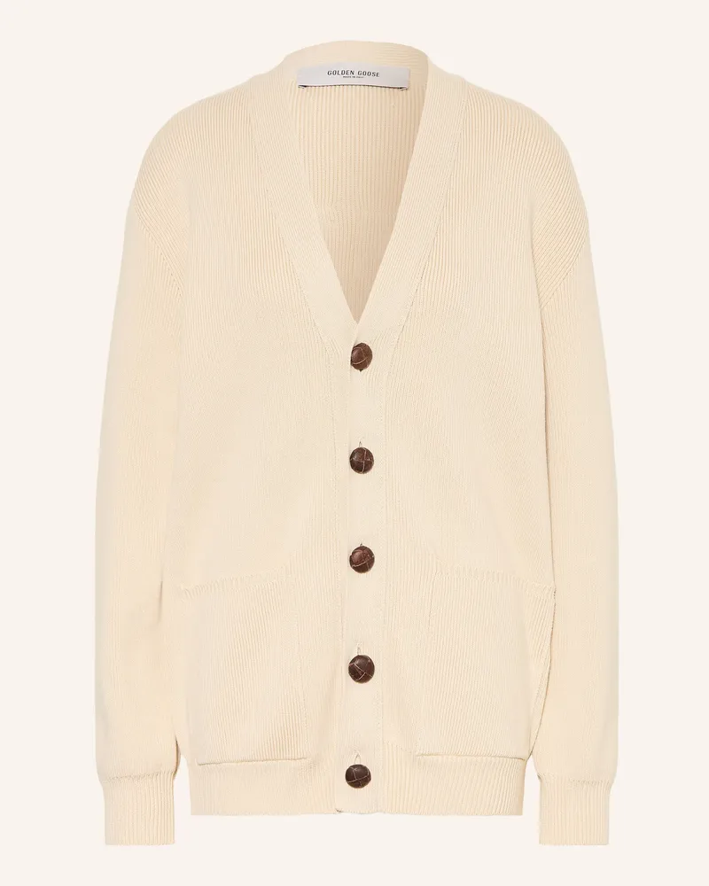 Golden Goose Strickjacke weiss Creme