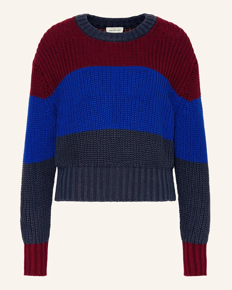 Calvin Klein Pullover Dunkelrot