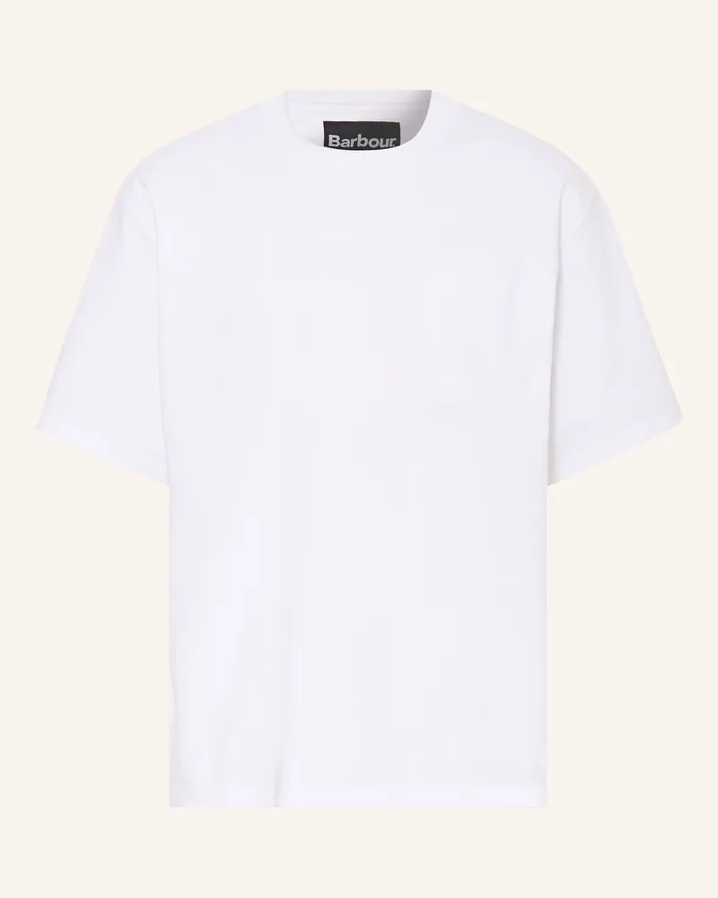 Barbour T-Shirt HUNTON Weiss