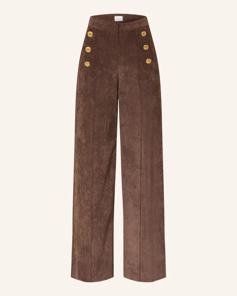 SEDUCTIVE  Marlenehose Bridget Aus Cord braun Braun
