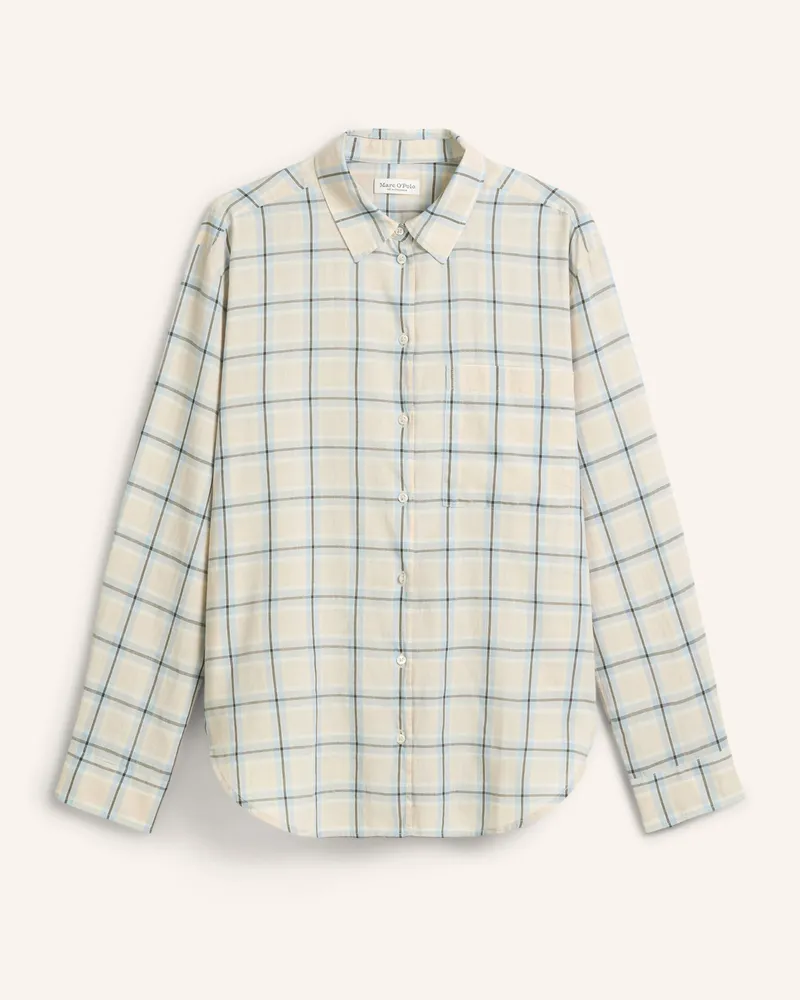 Marc O'Polo Hemdbluse Hellblau