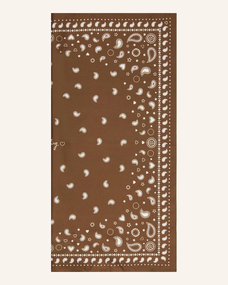 Darling Harbour Seidentuch Braun