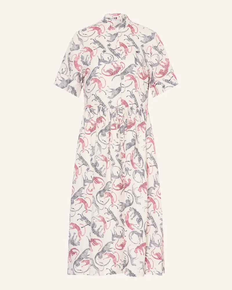Tommy Hilfiger Leinenkleid weiss Ecru