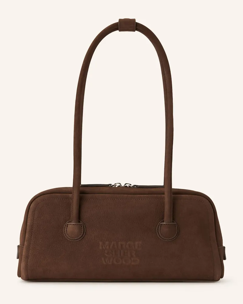 Marge Sherwood Schultertasche SOFT BOSTON EW Braun