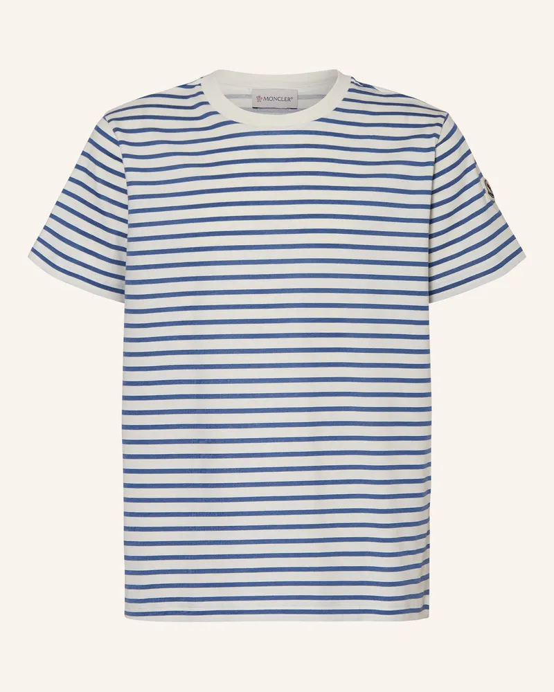 Moncler T-Shirt blau Weiss