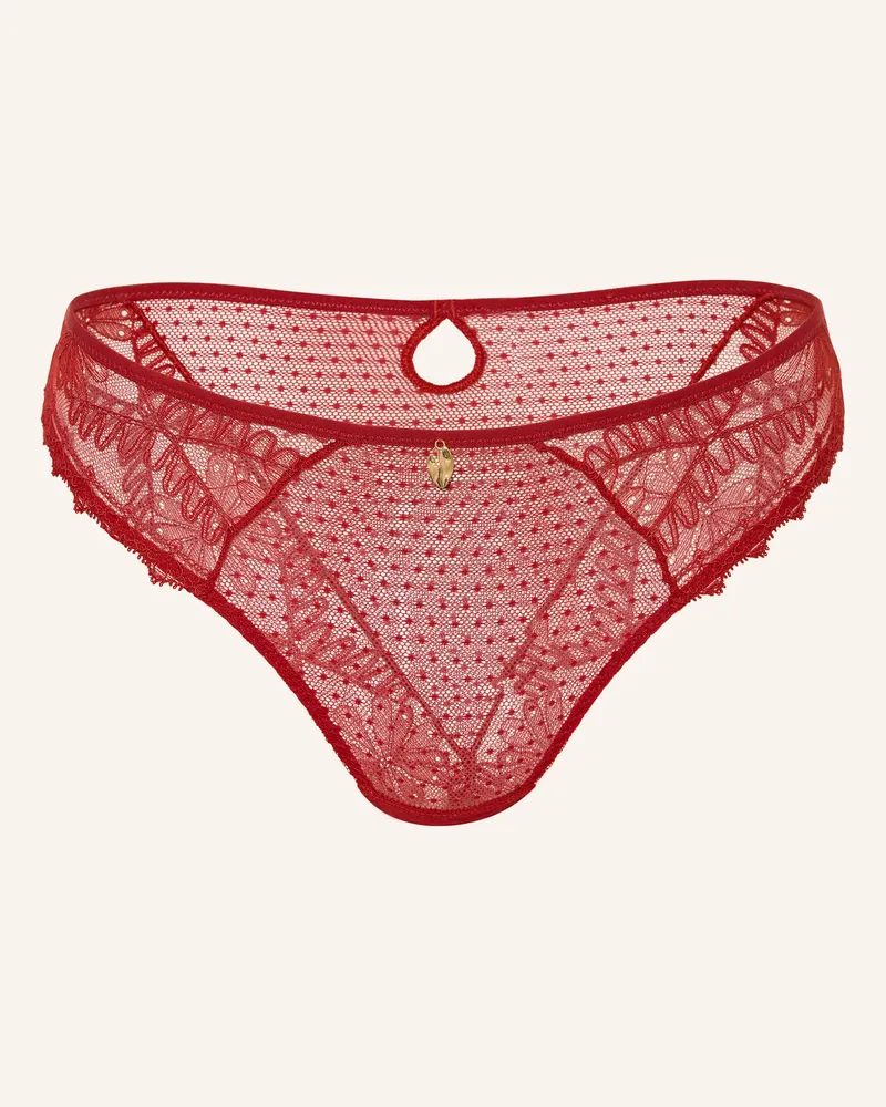 Aubade Slip Mystery Of Love Mit Cut-Out rot Dunkelrot