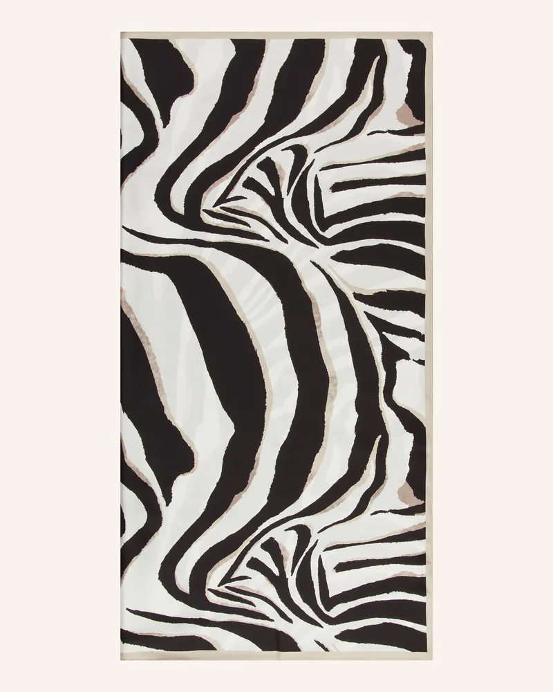 Mrs & HUGS Seidentuch Schwarz