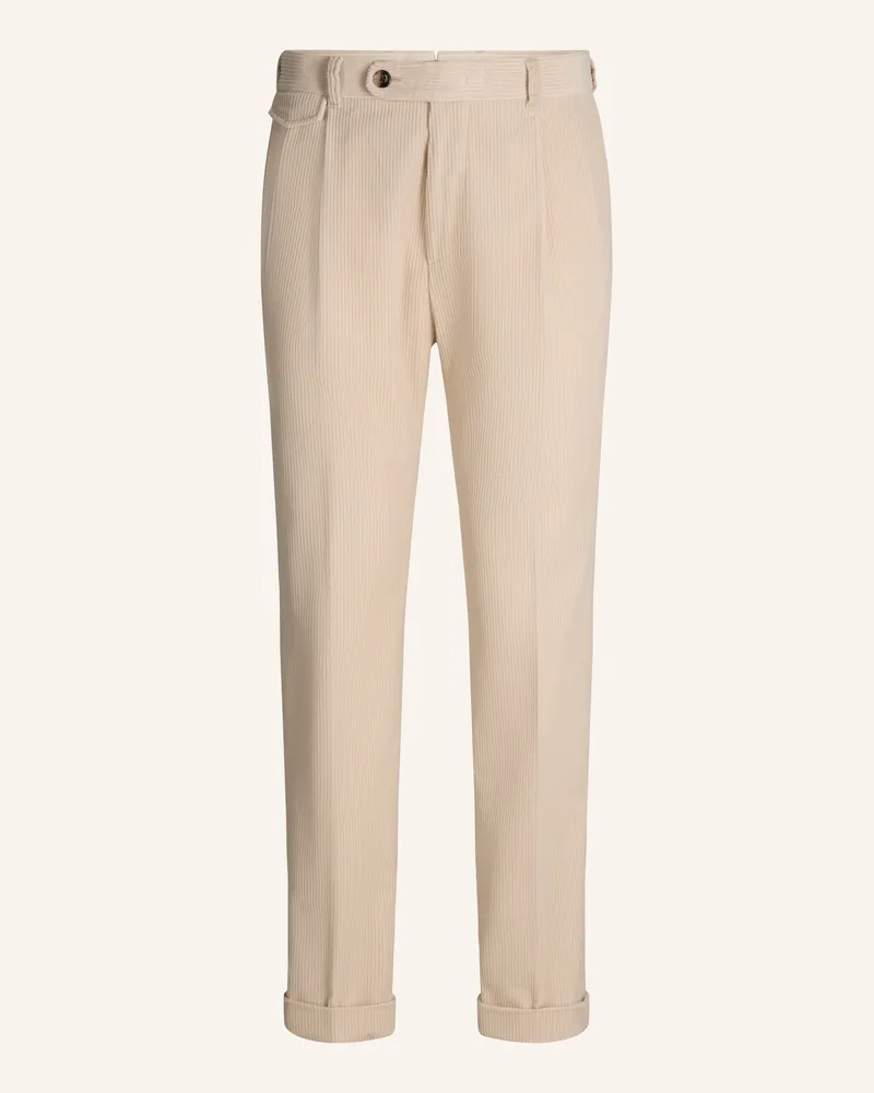 windsor. Bundfaltenhose Shaped Fit Beige