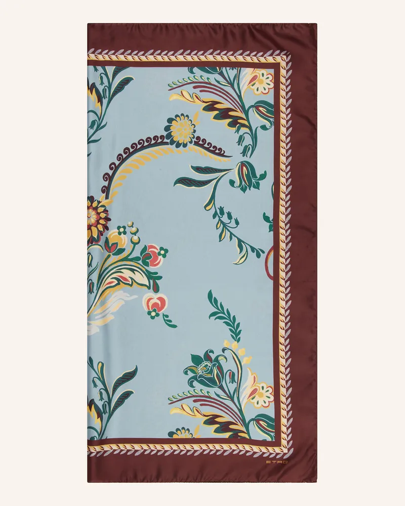 Etro Seidentuch Dunkelrot