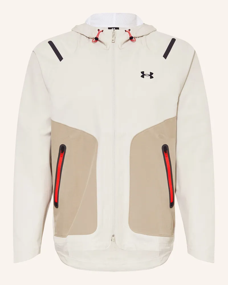 Under Armour Trainingsjacke Hellbraun