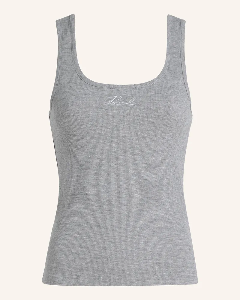 Karl Lagerfeld Top grau Grau