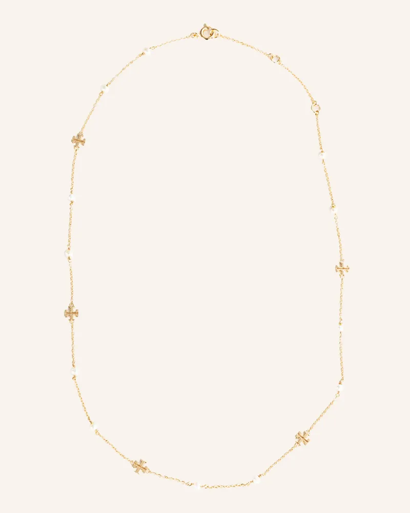 Tory Burch Halskette Kira Pearl gold Gold