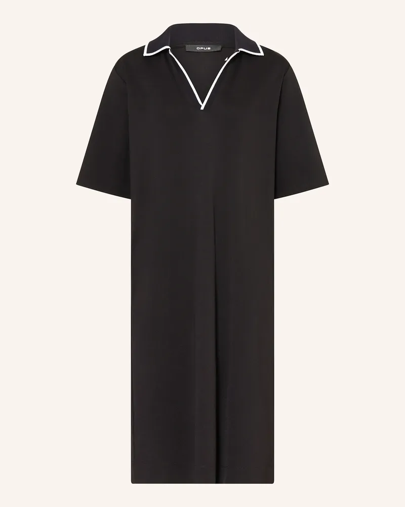 OPUS Jerseykleid WEMBLI Schwarz