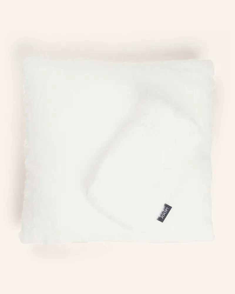 JOOP! Set J!Chalet: Dekokissen Und Wärmflasche weiss Creme