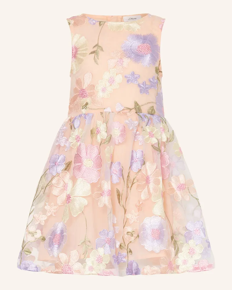 S.Oliver Kleid orange Hellrosa