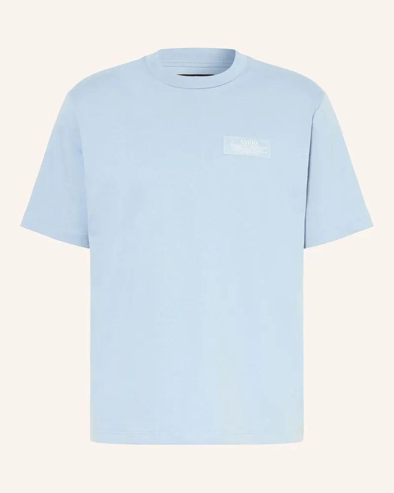 Amiri T-Shirt blau Hellblau