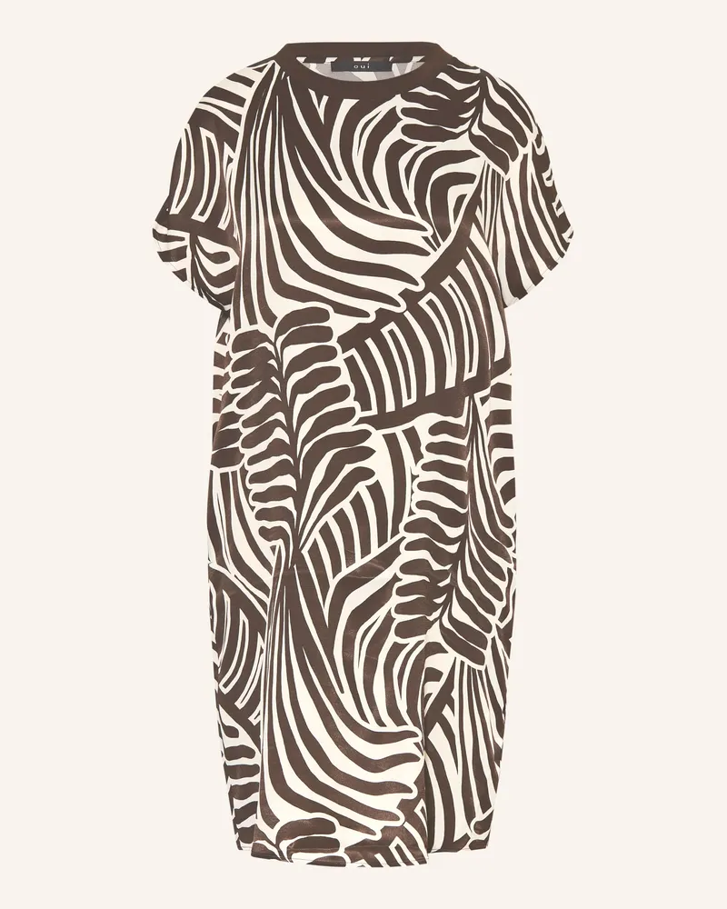 Oui  Kleid braun Dunkelbraun