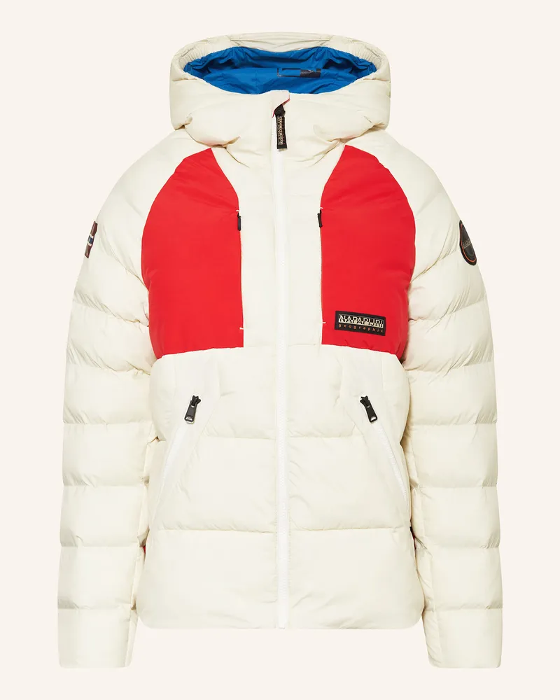 Napapijri Steppjacke A-MOESA im Materialmix Creme