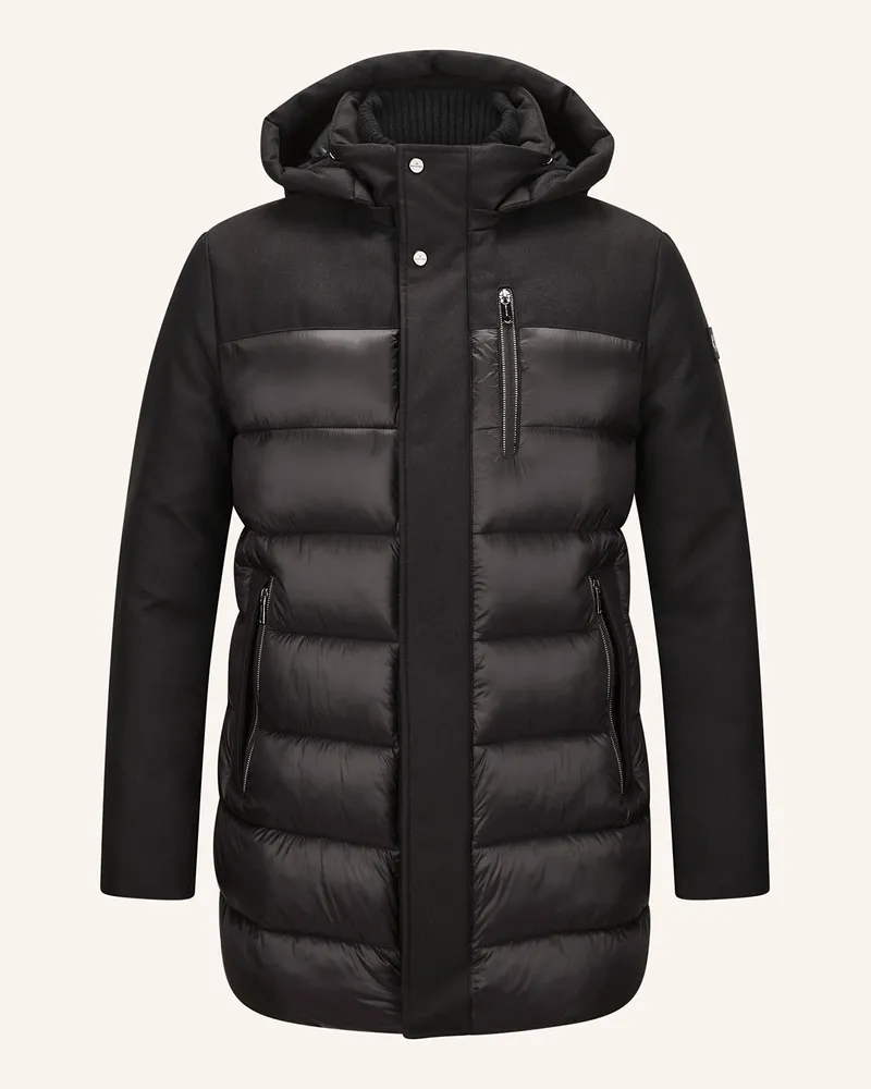 Milestone Steppjacke MSTIMOTHY im Materialmix Schwarz