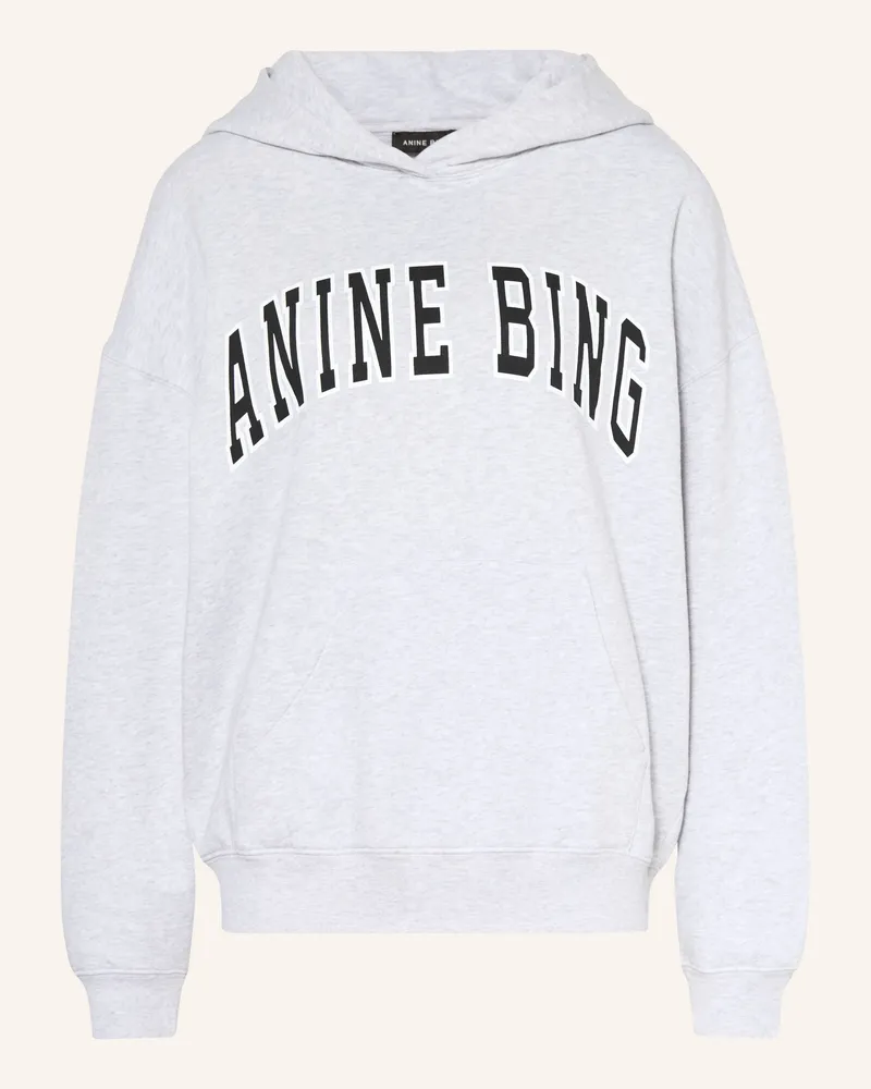 Anine Bing Hoodie Harvey grau Hellgrau