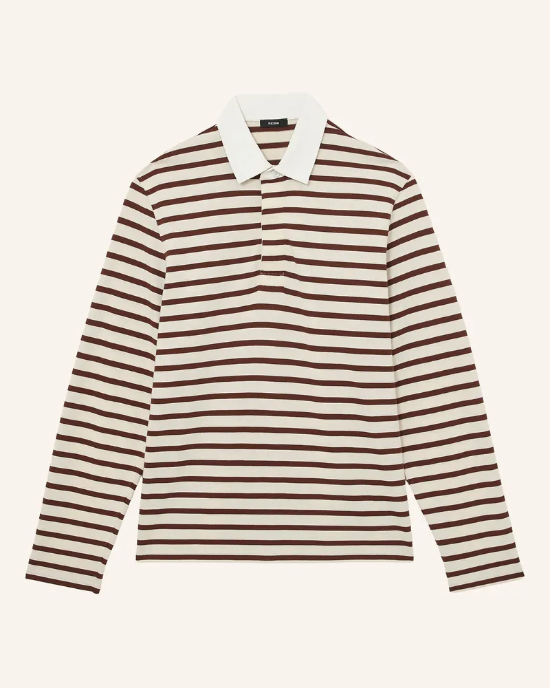 Reiss Jersey-Poloshirt CONNERS Braun