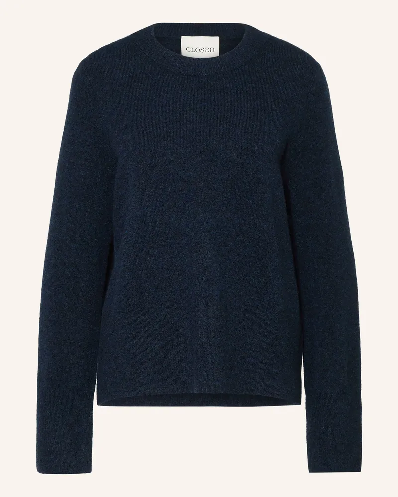 Closed Pullover Mit Alpaka blau Dunkelblau